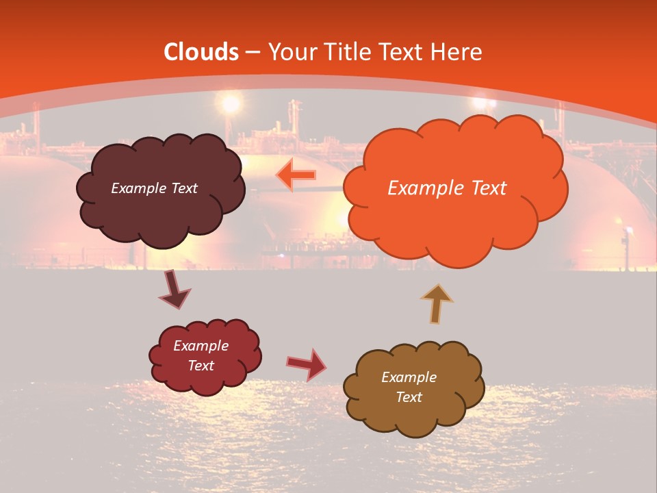 Oil And Gas Industry АБ?? Liquefied Natural Gas Tanker Lng PowerPoint Template