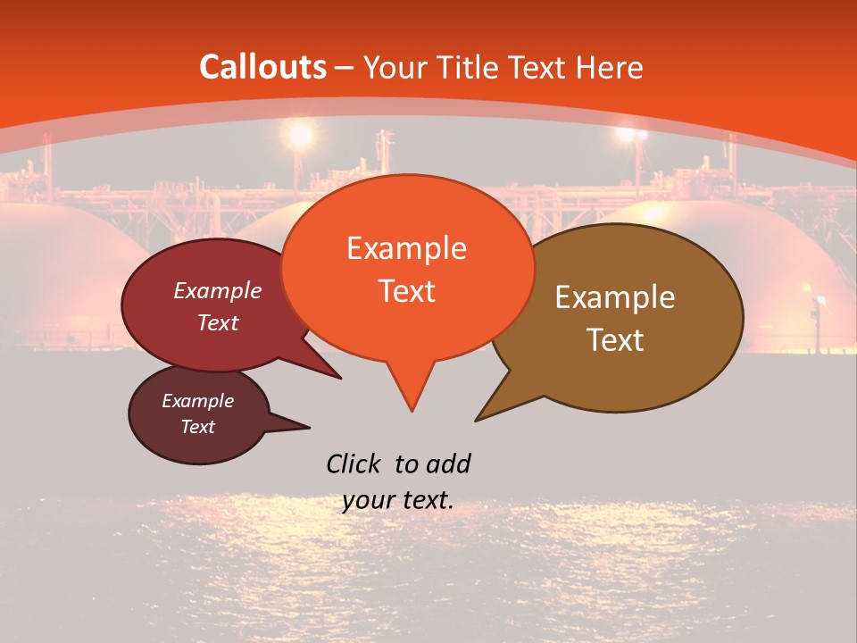 Oil And Gas Industry АБ?? Liquefied Natural Gas Tanker Lng PowerPoint Template