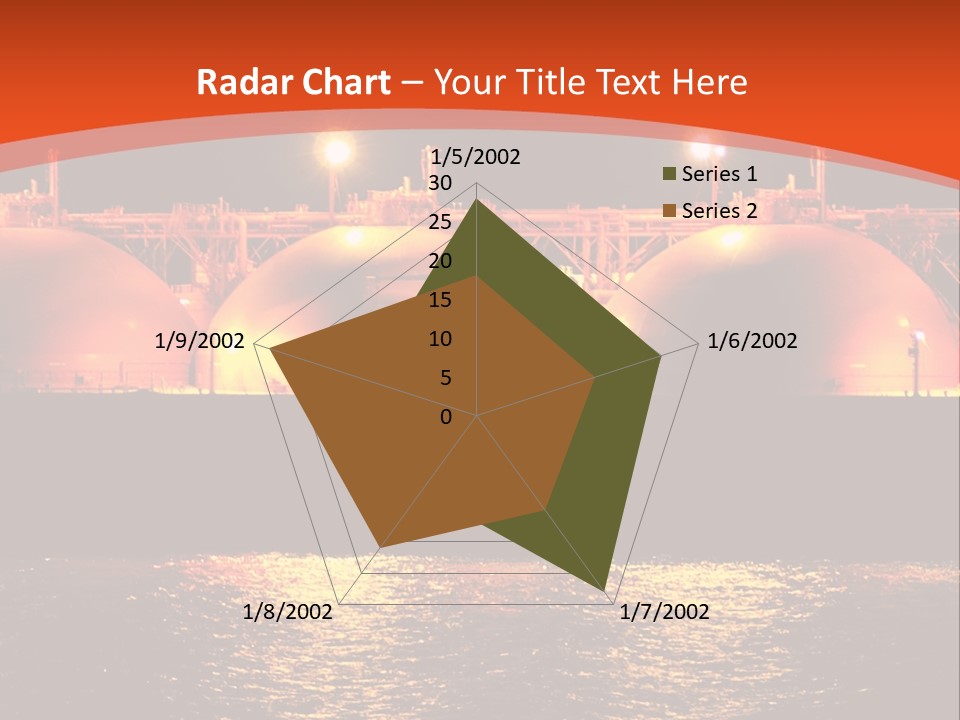 Oil And Gas Industry АБ?? Liquefied Natural Gas Tanker Lng PowerPoint Template