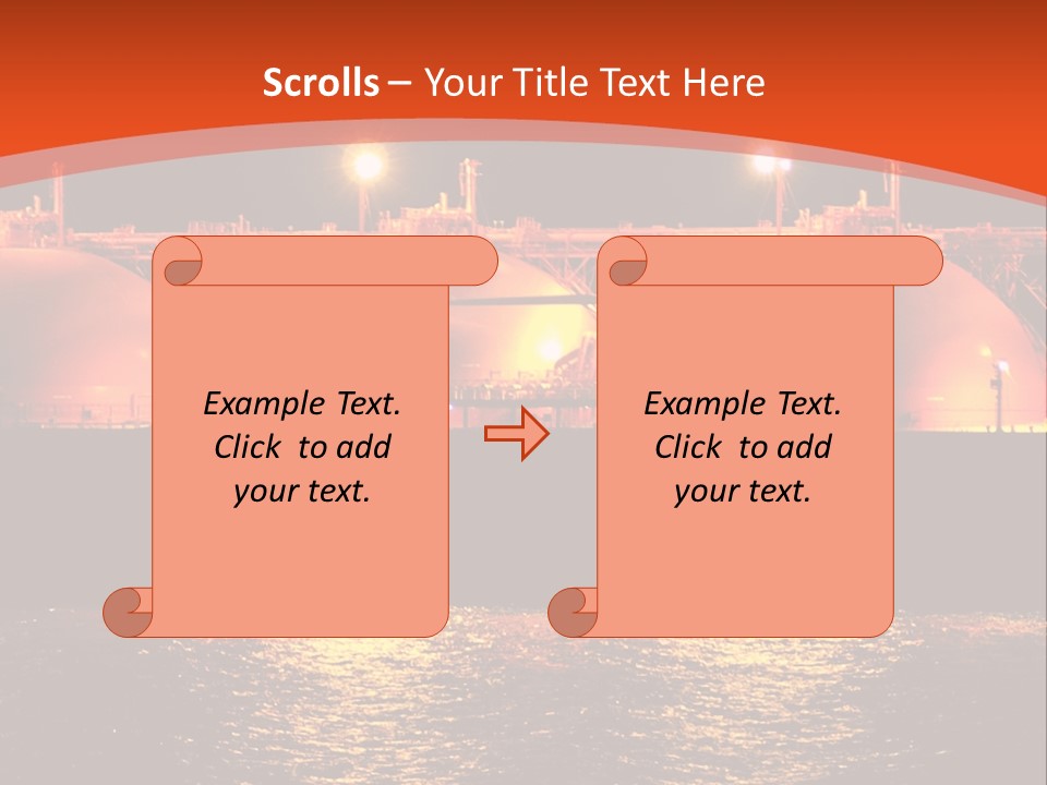 Oil And Gas Industry АБ?? Liquefied Natural Gas Tanker Lng PowerPoint Template