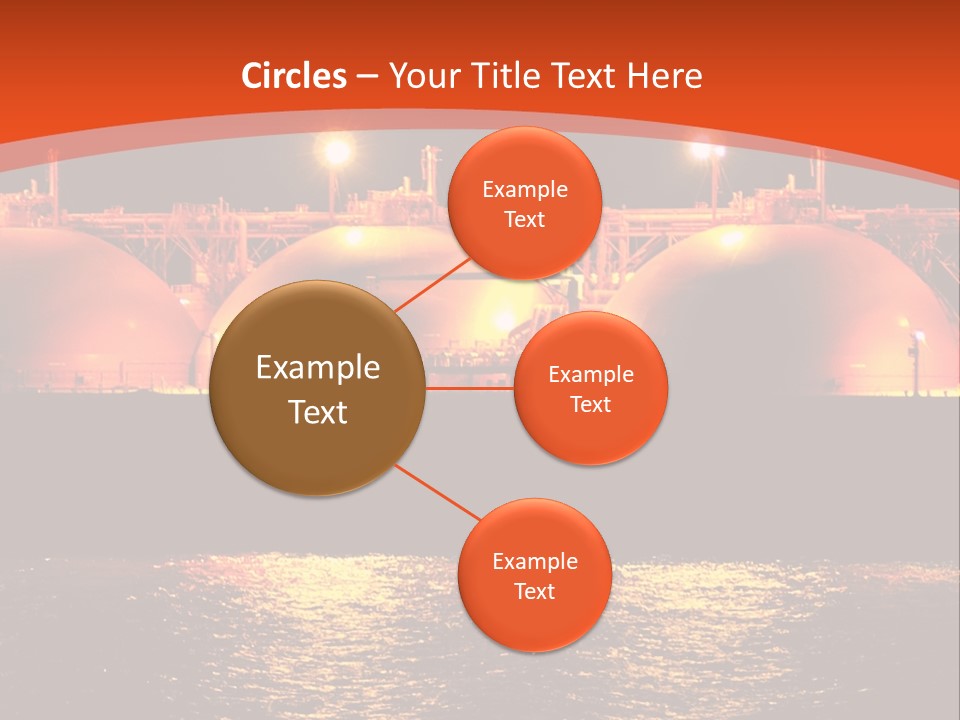 Oil And Gas Industry АБ?? Liquefied Natural Gas Tanker Lng PowerPoint Template
