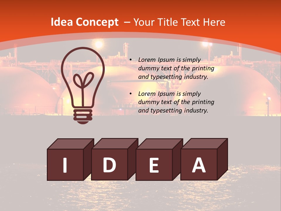 Oil And Gas Industry АБ?? Liquefied Natural Gas Tanker Lng PowerPoint Template