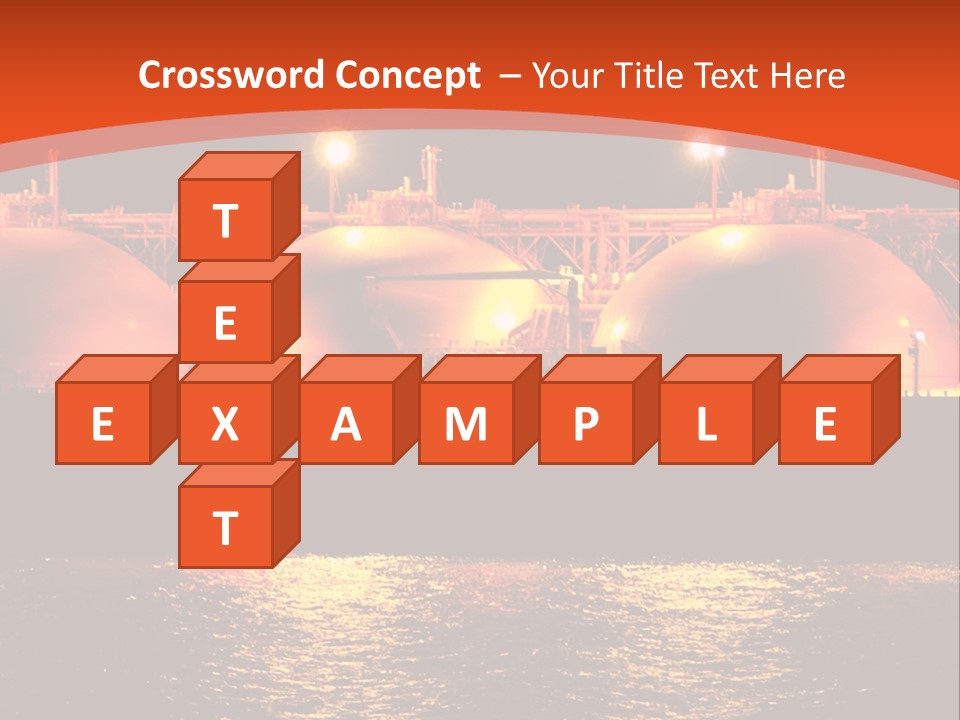 Oil And Gas Industry АБ?? Liquefied Natural Gas Tanker Lng PowerPoint Template