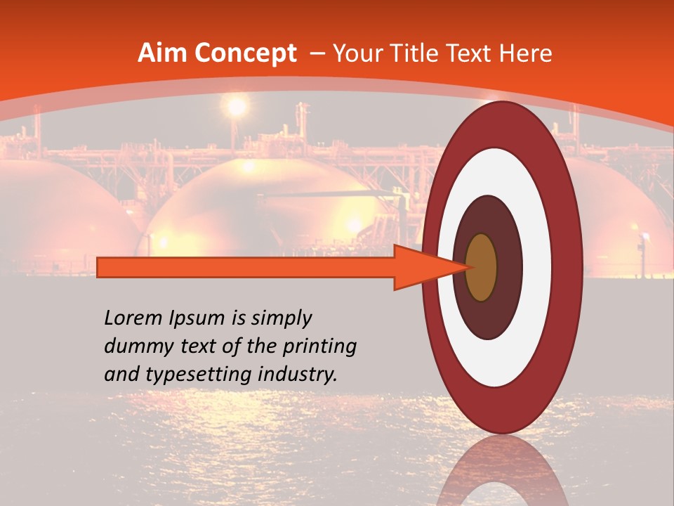 Oil And Gas Industry АБ?? Liquefied Natural Gas Tanker Lng PowerPoint Template