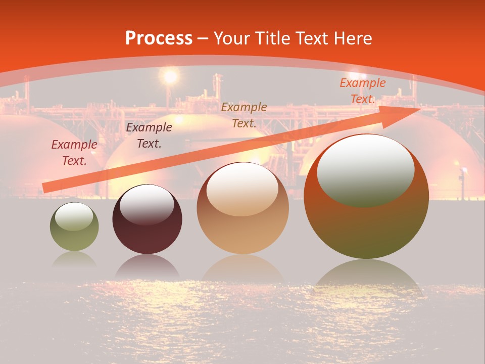 Oil And Gas Industry АБ?? Liquefied Natural Gas Tanker Lng PowerPoint Template