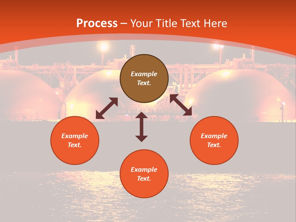 Oil And Gas Industry АБ?? Liquefied Natural Gas Tanker Lng PowerPoint Template