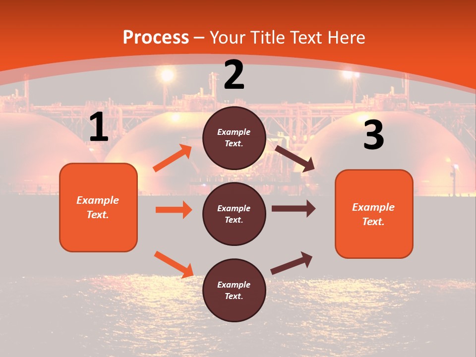 Oil And Gas Industry АБ?? Liquefied Natural Gas Tanker Lng PowerPoint Template