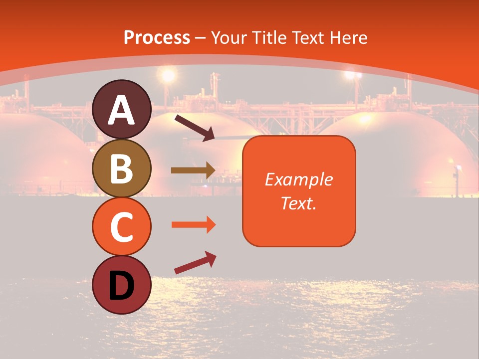 Oil And Gas Industry АБ?? Liquefied Natural Gas Tanker Lng PowerPoint Template