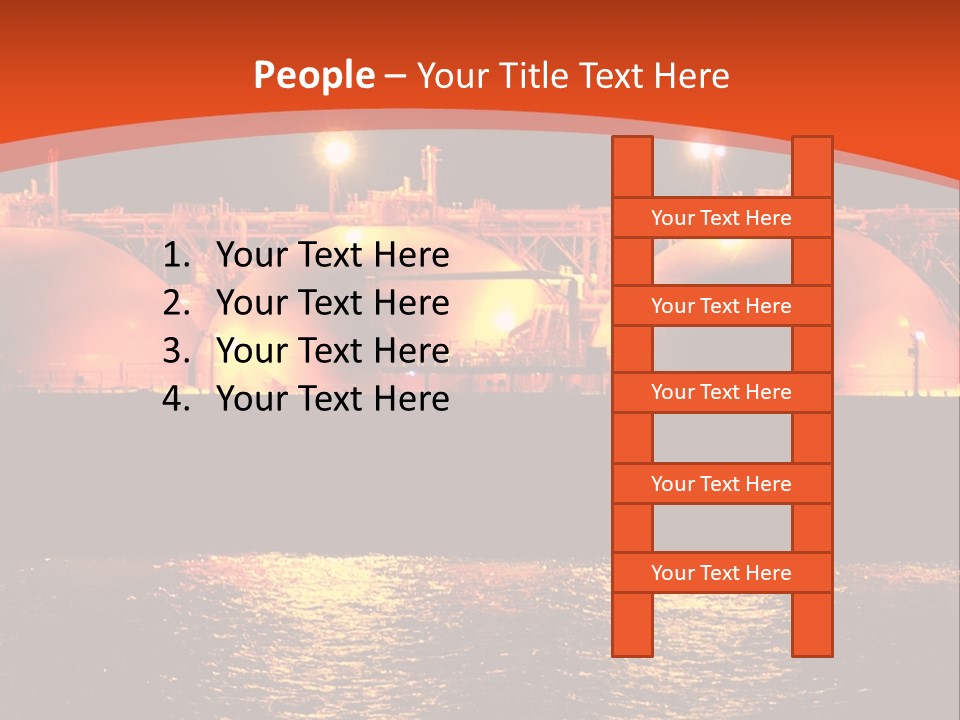 Oil And Gas Industry АБ?? Liquefied Natural Gas Tanker Lng PowerPoint Template