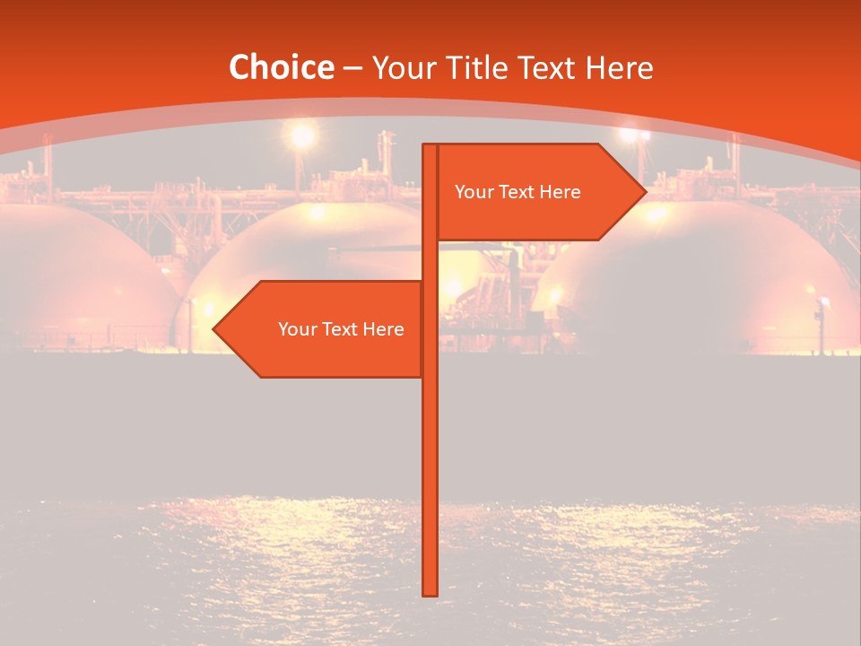 Oil And Gas Industry АБ?? Liquefied Natural Gas Tanker Lng PowerPoint Template