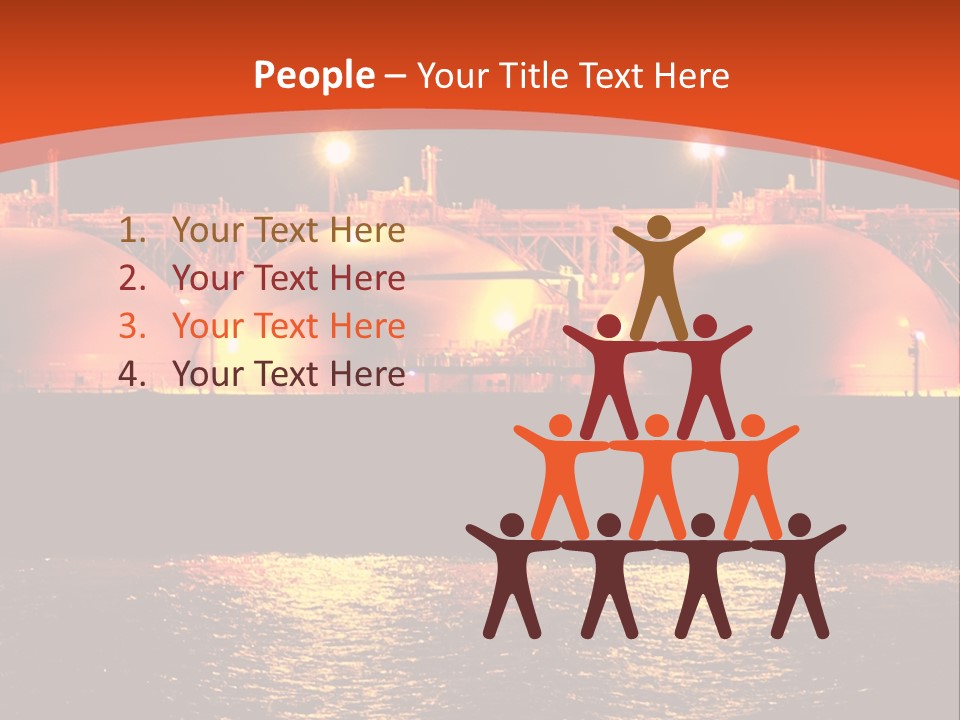 Oil And Gas Industry АБ?? Liquefied Natural Gas Tanker Lng PowerPoint Template