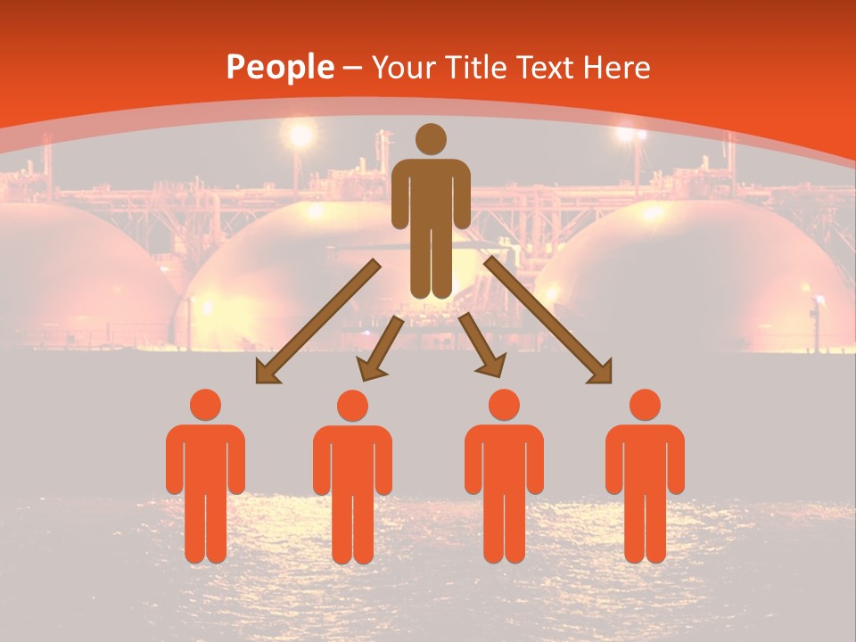 Oil And Gas Industry АБ?? Liquefied Natural Gas Tanker Lng PowerPoint Template