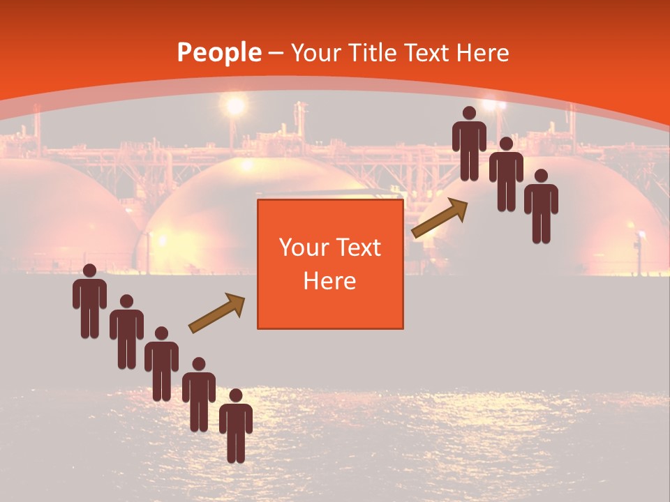 Oil And Gas Industry АБ?? Liquefied Natural Gas Tanker Lng PowerPoint Template