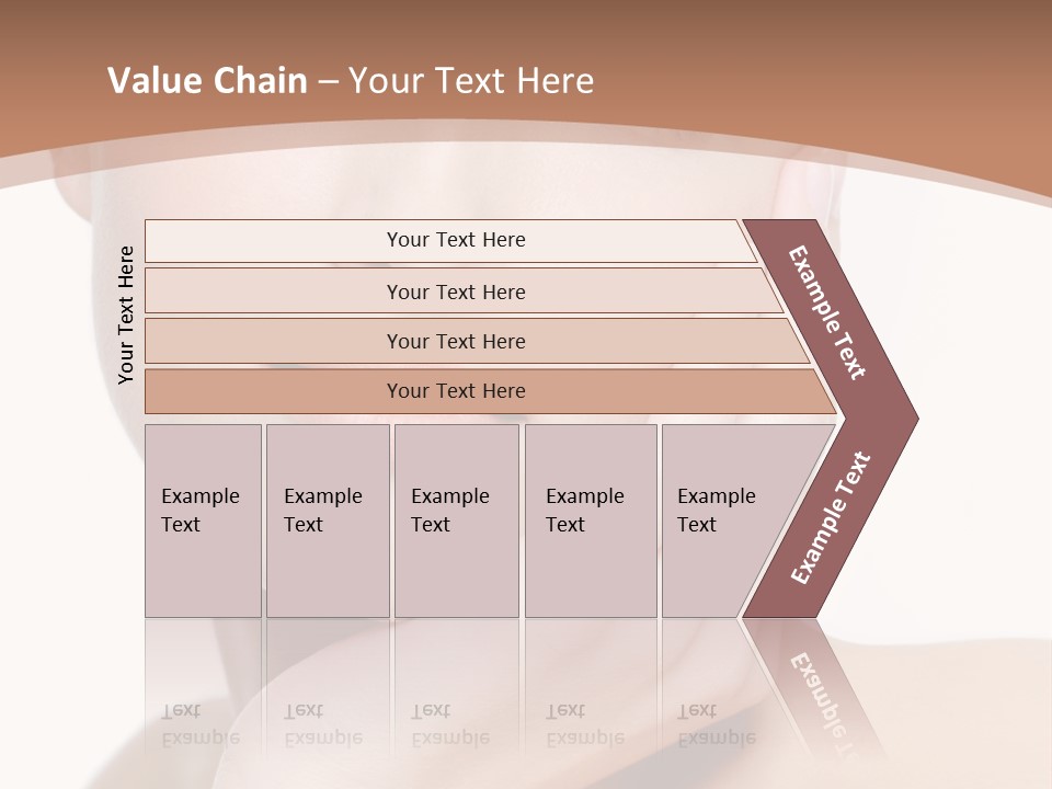 Portrait Of Young Elegance Woman Stroking Her Beautiful Face PowerPoint Template