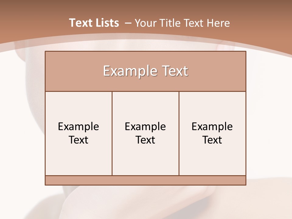 Portrait Of Young Elegance Woman Stroking Her Beautiful Face PowerPoint Template