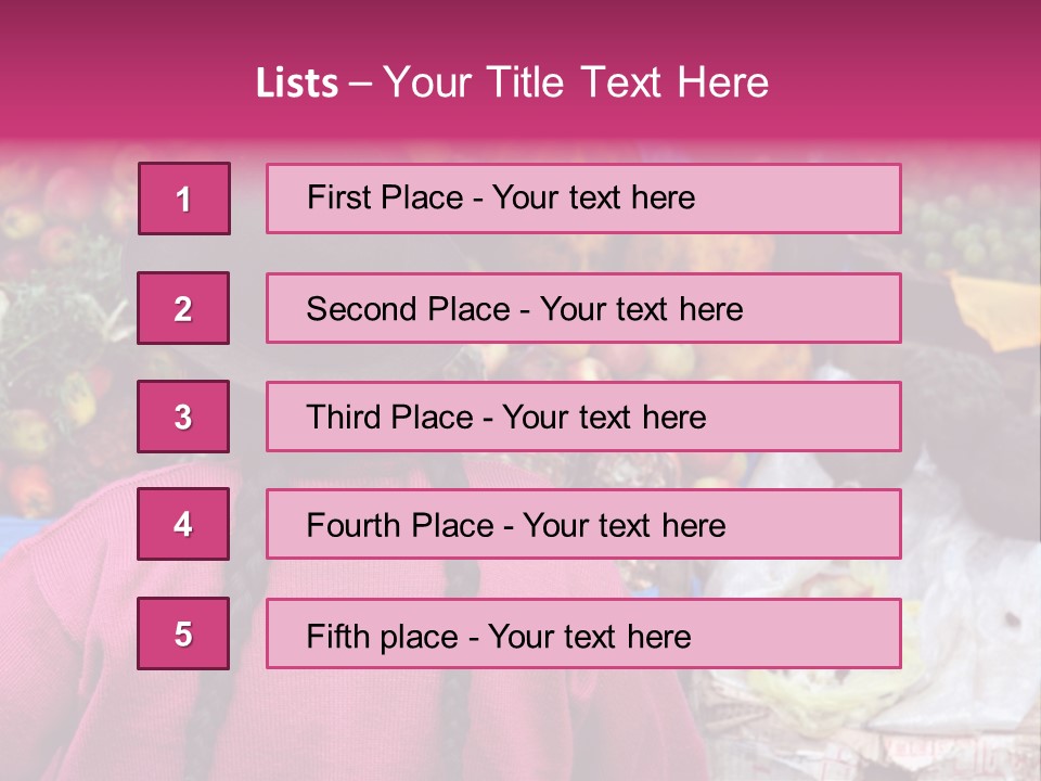 Woman At Pisac Market In Peru PowerPoint Template