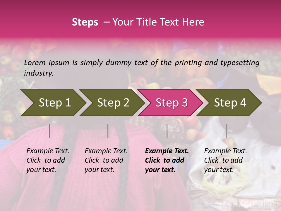 Woman At Pisac Market In Peru PowerPoint Template