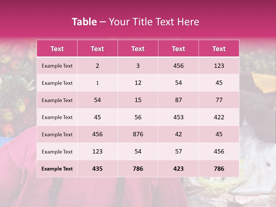 Woman At Pisac Market In Peru PowerPoint Template