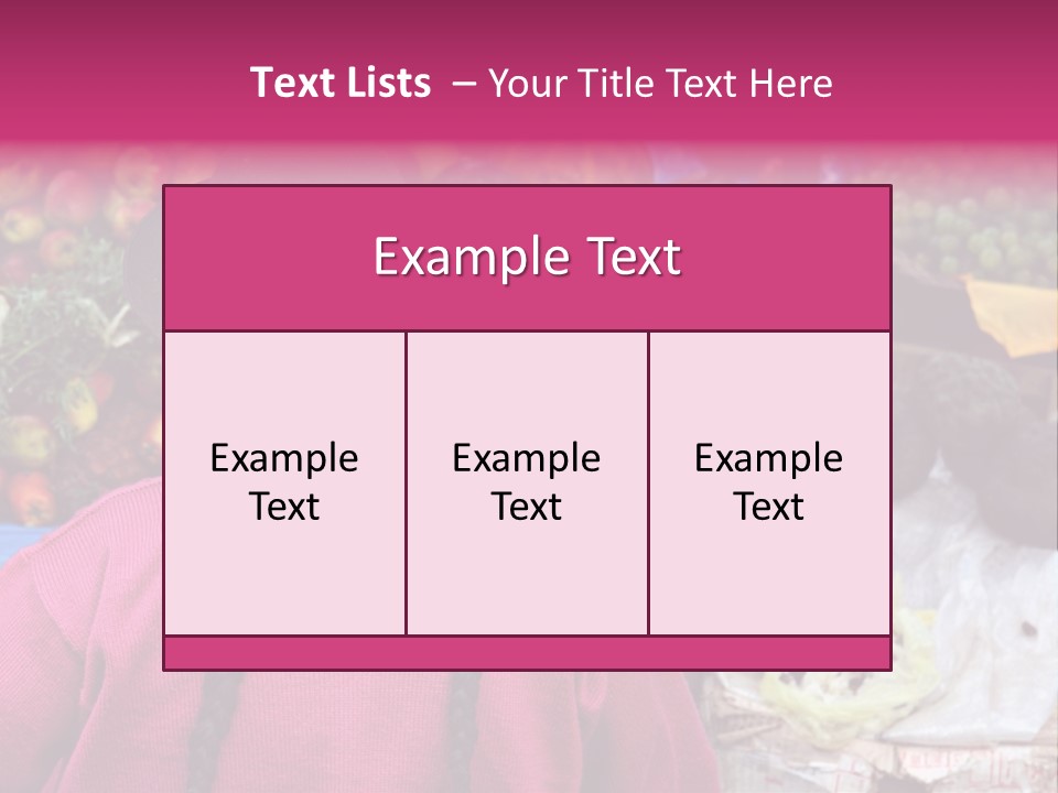 Woman At Pisac Market In Peru PowerPoint Template