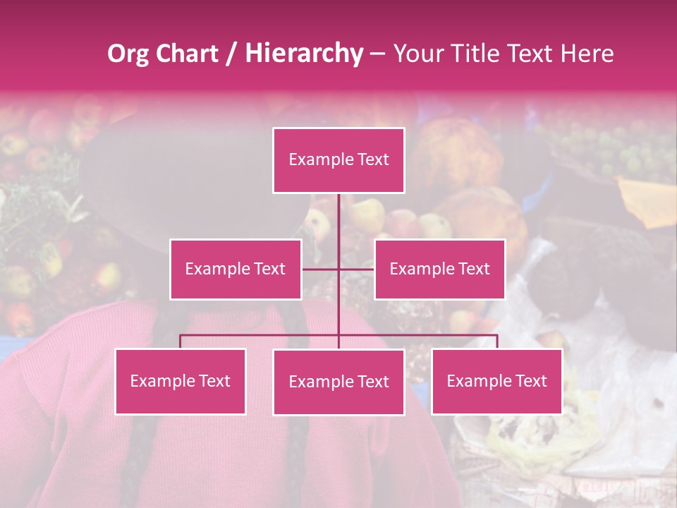 Woman At Pisac Market In Peru PowerPoint Template