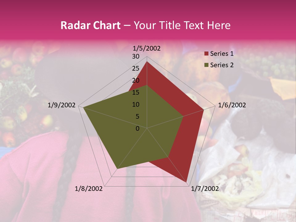 Woman At Pisac Market In Peru PowerPoint Template