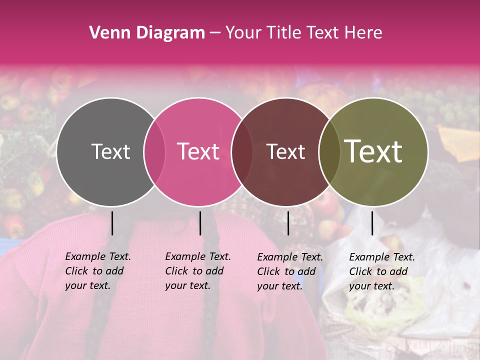 Woman At Pisac Market In Peru PowerPoint Template