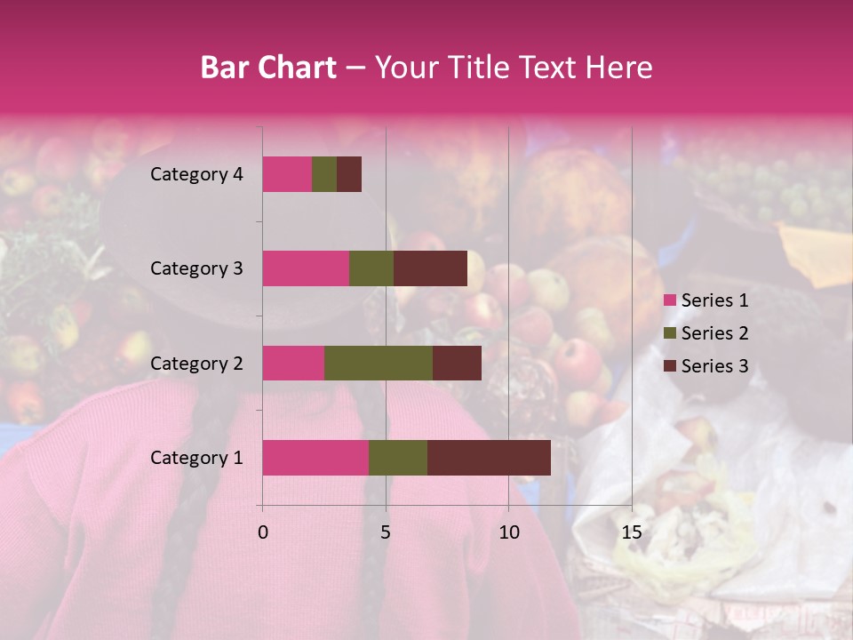 Woman At Pisac Market In Peru PowerPoint Template