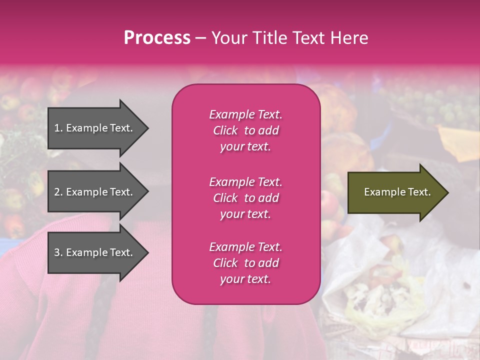 Woman At Pisac Market In Peru PowerPoint Template