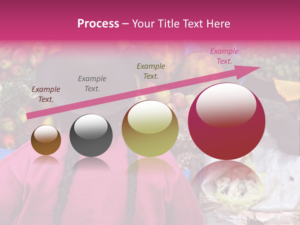 Woman At Pisac Market In Peru PowerPoint Template