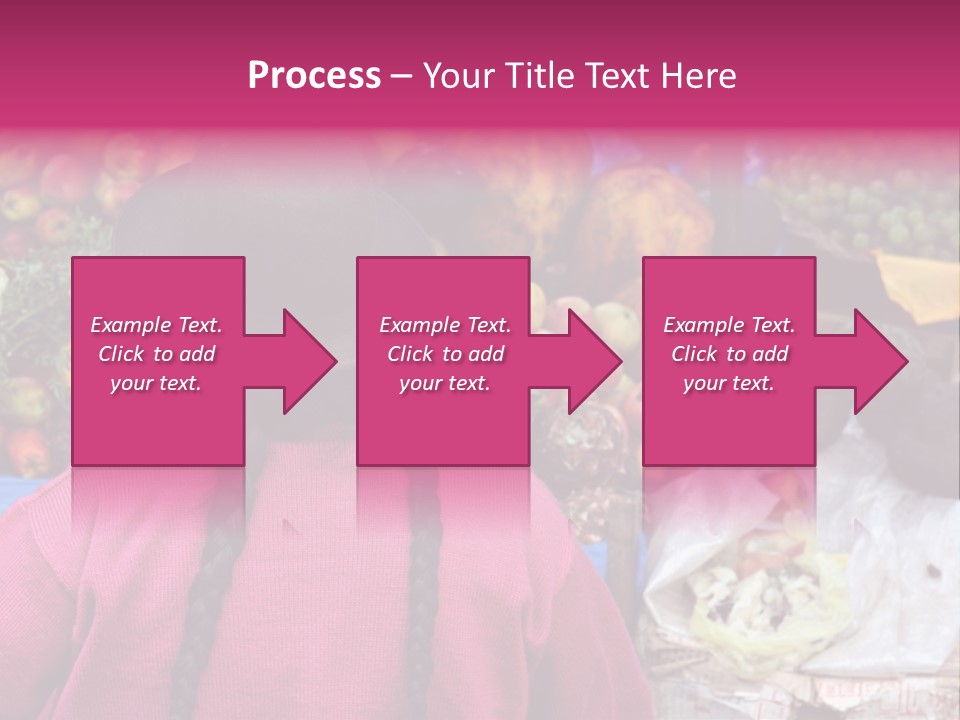 Woman At Pisac Market In Peru PowerPoint Template