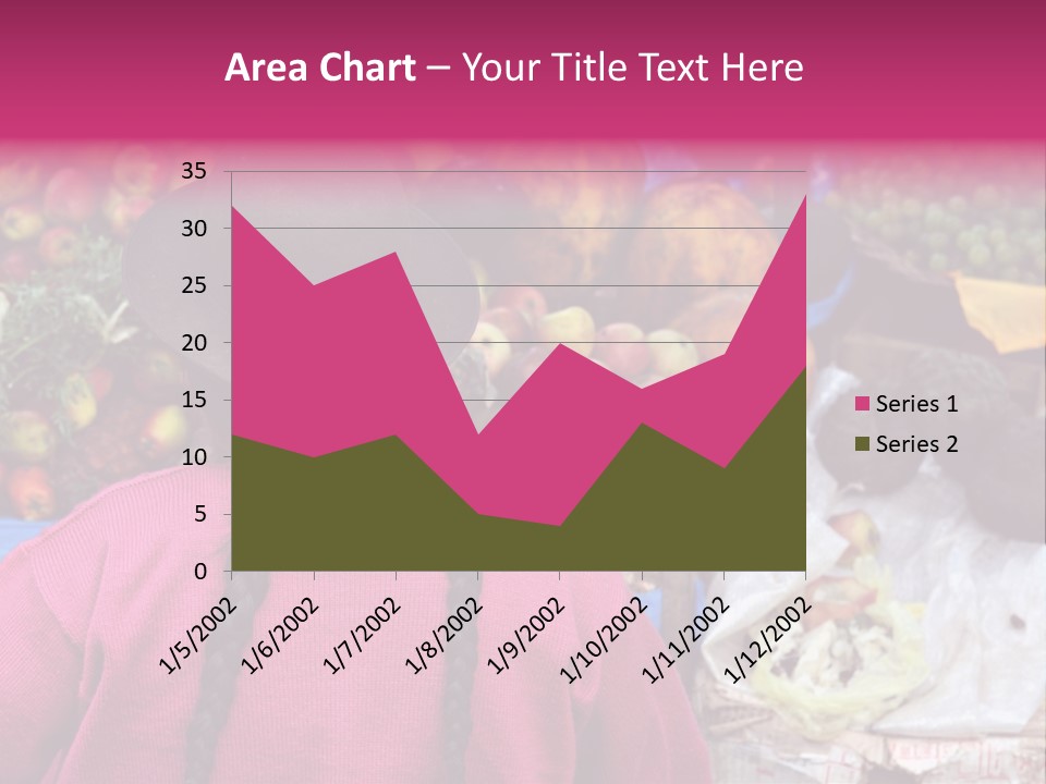 Woman At Pisac Market In Peru PowerPoint Template