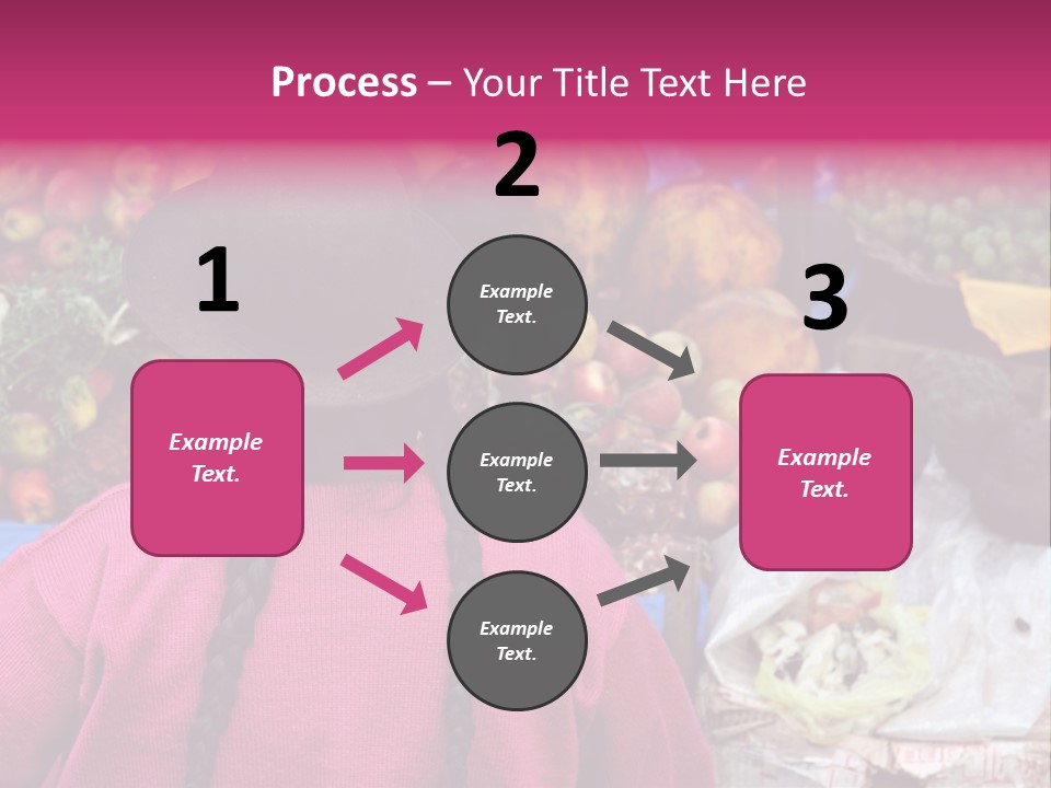 Woman At Pisac Market In Peru PowerPoint Template