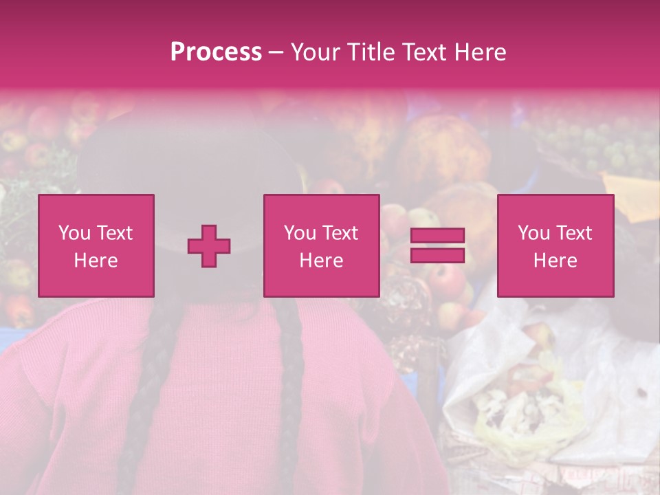 Woman At Pisac Market In Peru PowerPoint Template