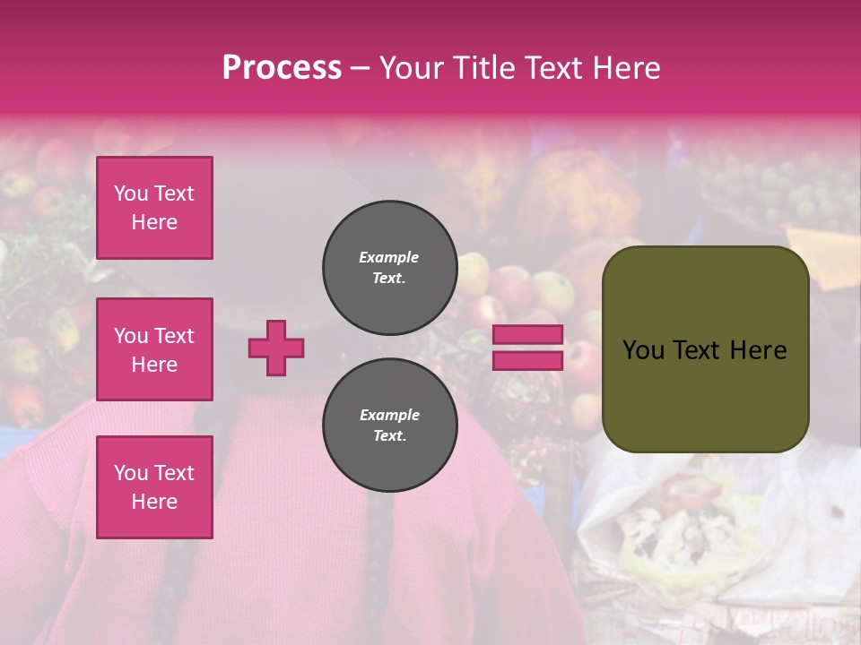 Woman At Pisac Market In Peru PowerPoint Template