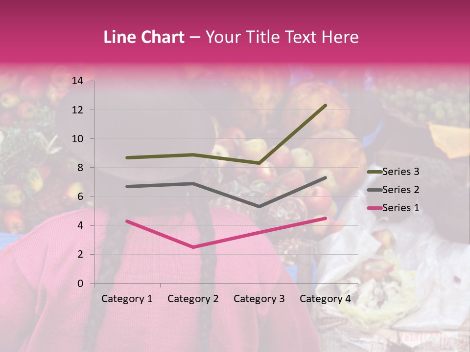 Woman At Pisac Market In Peru PowerPoint Template