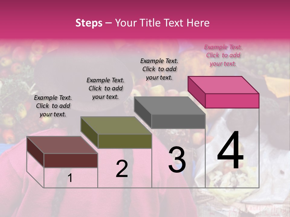 Woman At Pisac Market In Peru PowerPoint Template