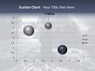 A Statue Of Liberty In The Middle Of The Ocean PowerPoint Template