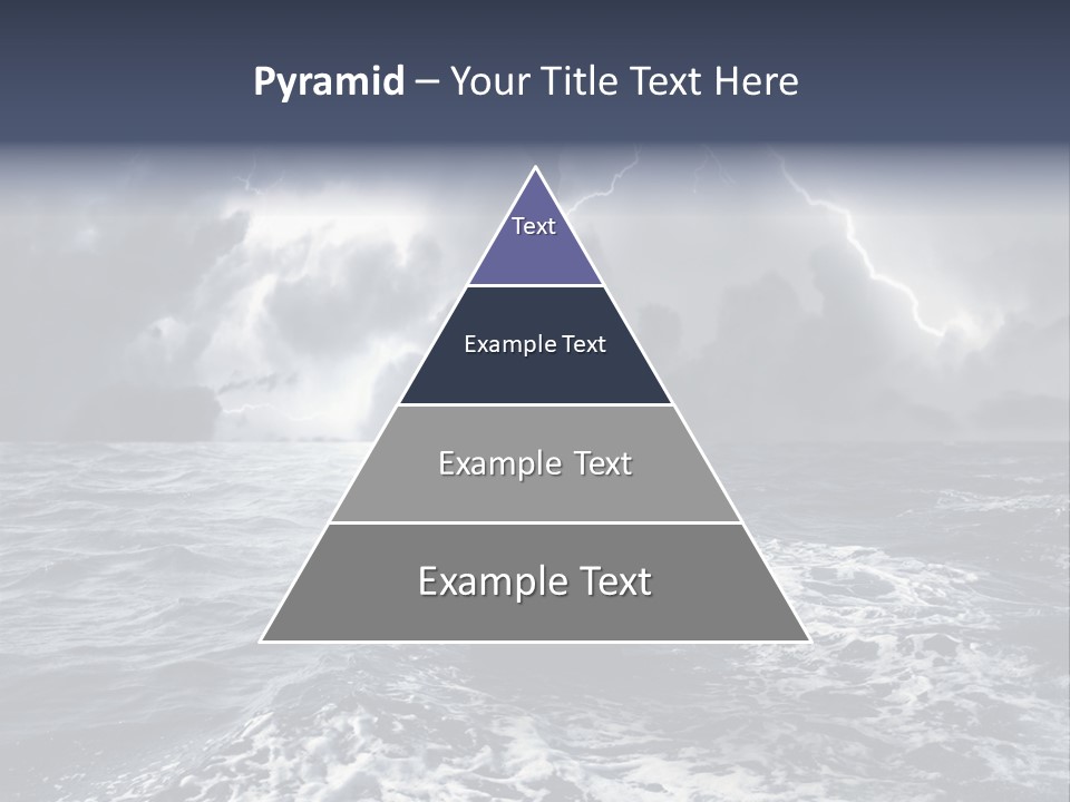 A Statue Of Liberty In The Middle Of The Ocean PowerPoint Template