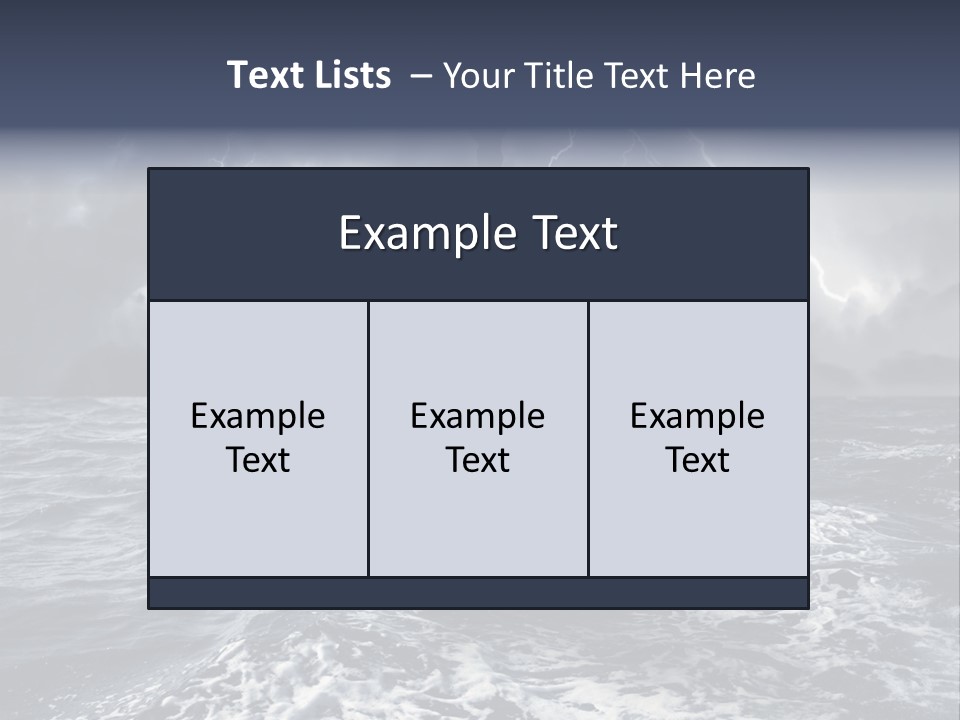 A Statue Of Liberty In The Middle Of The Ocean PowerPoint Template