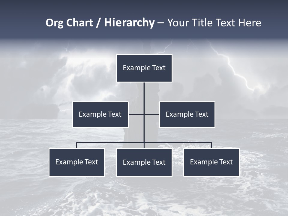 A Statue Of Liberty In The Middle Of The Ocean PowerPoint Template