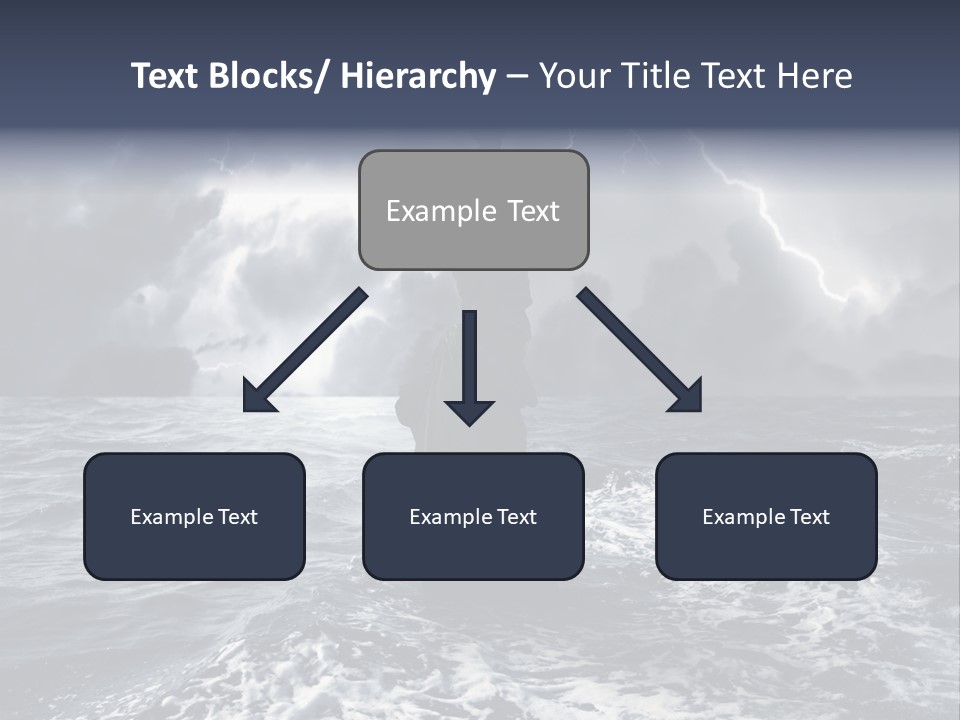A Statue Of Liberty In The Middle Of The Ocean PowerPoint Template