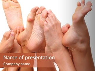 Feet And Spa PowerPoint Template