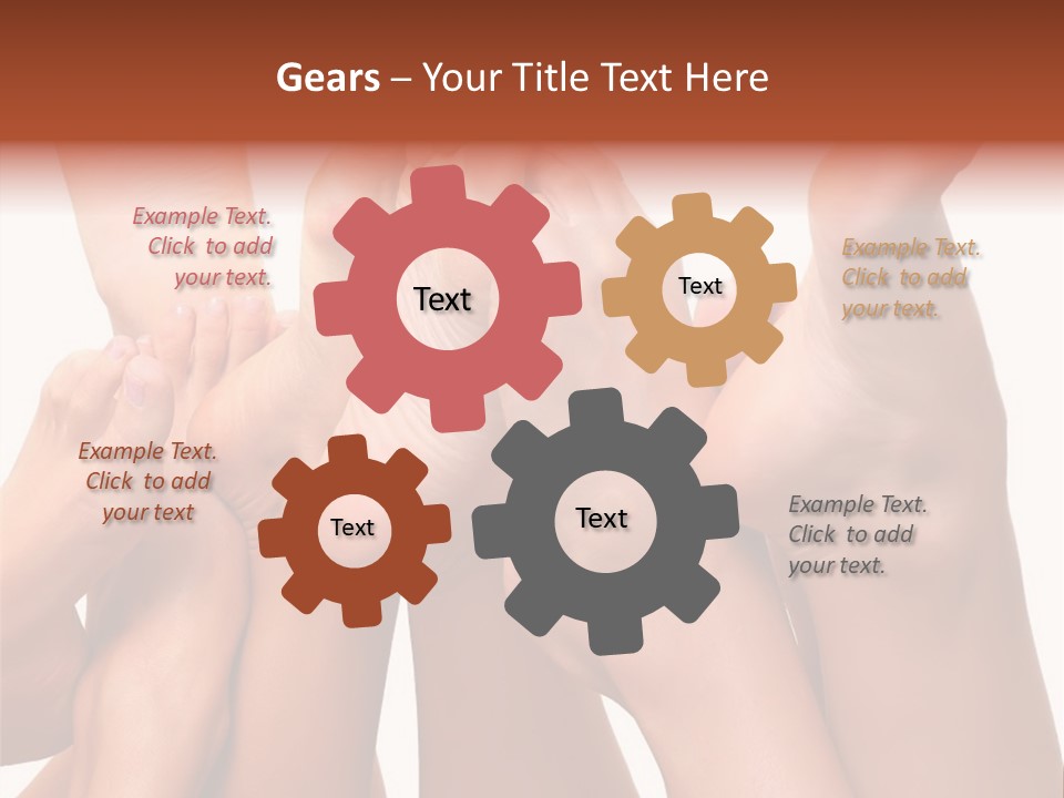 Feet And Spa PowerPoint Template