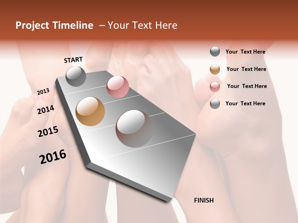 Feet And Spa PowerPoint Template