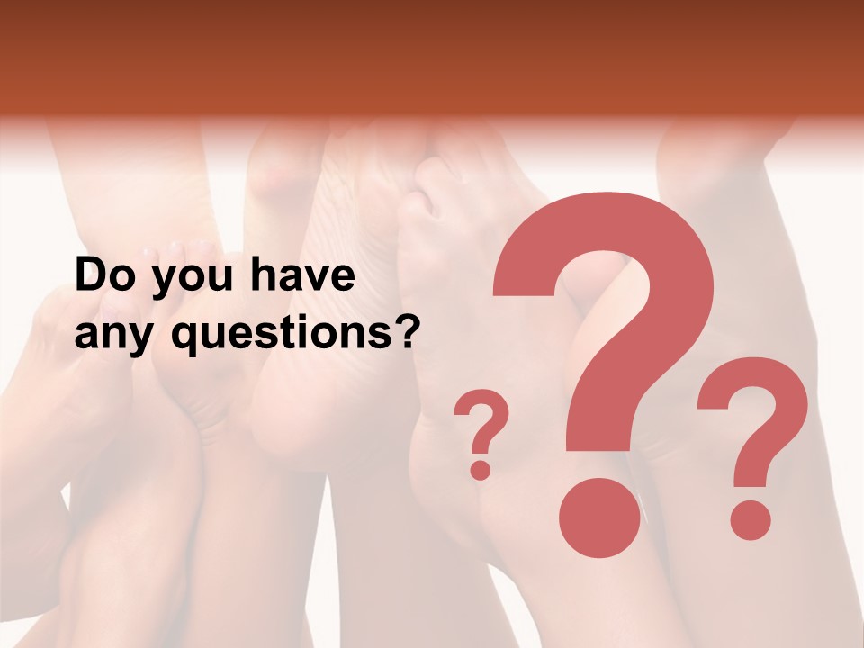 Feet And Spa PowerPoint Template