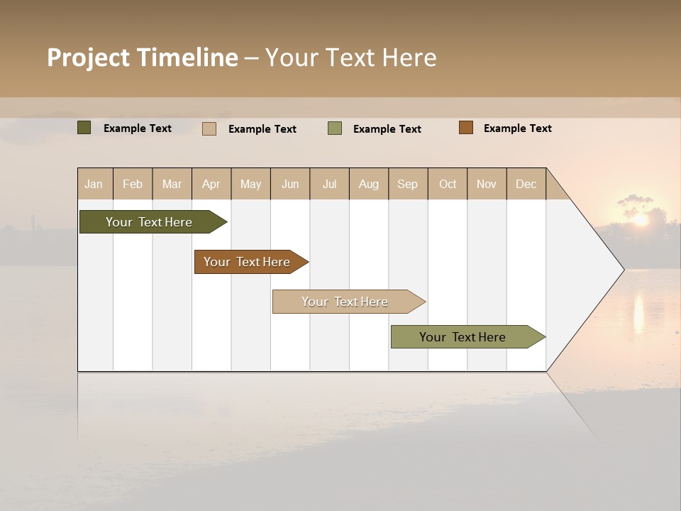 Hala Sultan Tekke Mosque In Cyprus From The Salt Lake PowerPoint Template
