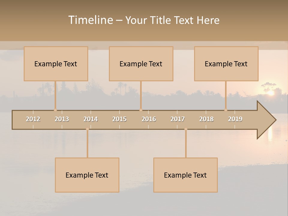 Hala Sultan Tekke Mosque In Cyprus From The Salt Lake PowerPoint Template