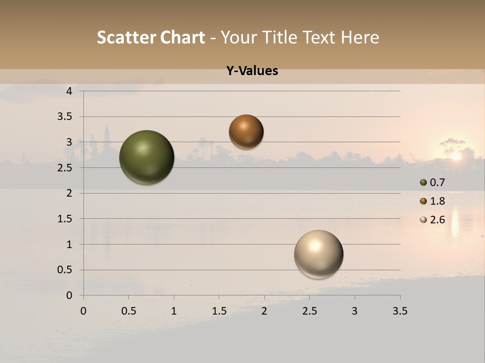 Hala Sultan Tekke Mosque In Cyprus From The Salt Lake PowerPoint Template