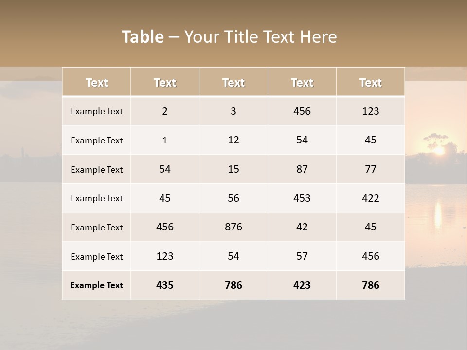 Hala Sultan Tekke Mosque In Cyprus From The Salt Lake PowerPoint Template