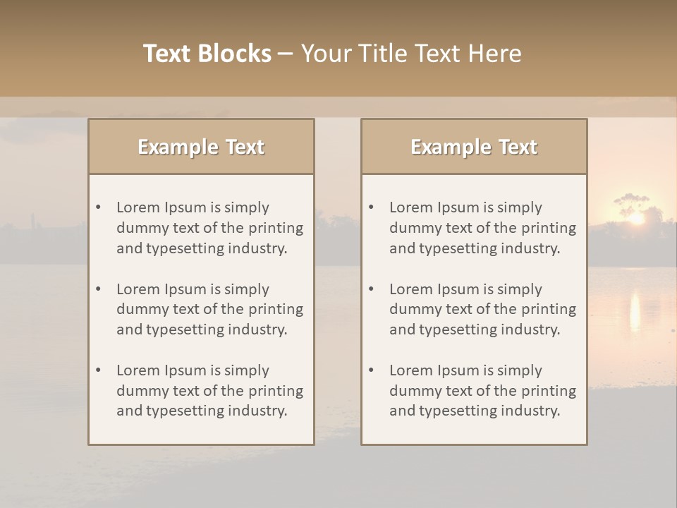 Hala Sultan Tekke Mosque In Cyprus From The Salt Lake PowerPoint Template